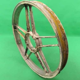 Starwheel rim white Puch Maxi