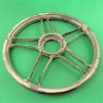 Starwheel rim white Puch Maxi