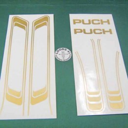 Sticker set gold Puch Maxi