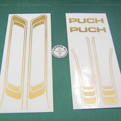Sticker set goud Puch Maxi
