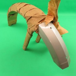 Voorspatbord zilver origineel Puch Maxi-N Voorspatbord zilver origineel Puch Maxi-N