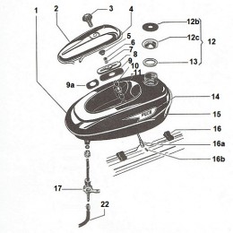 Benzinetank Puch