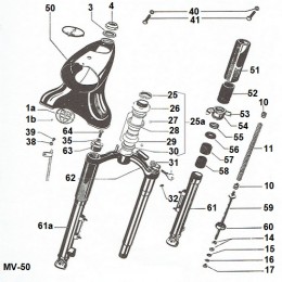 Voorvork MV-50 Puch